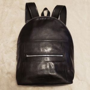 Reiss Raza Leather Backpack